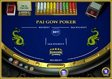 Der Hausvorteil liegt bei nur 2,85%. Damit ist Pai Gow das beste Poker Casino Spiel (neben Casino Hold'em) und durchaus empfehlenswert.